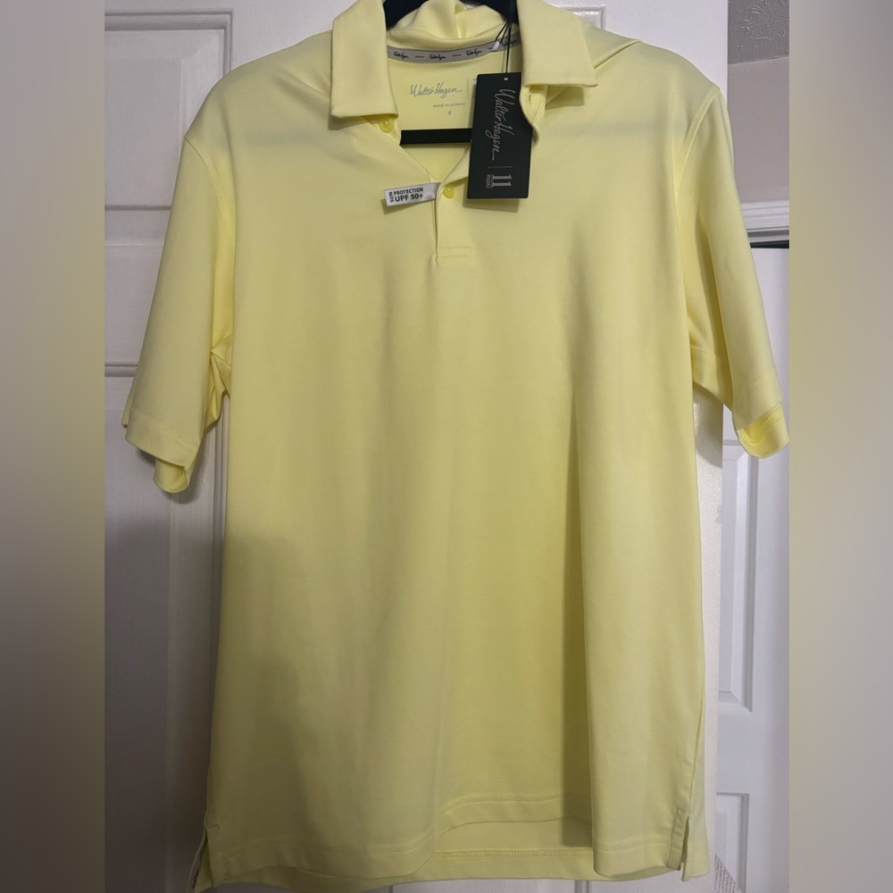 Walter Hagen Soft Yellow Polo Shirt